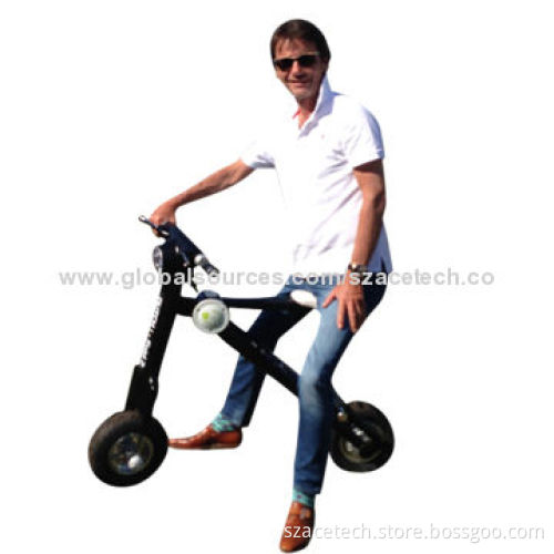 Patent folding electric scooter for teenagers